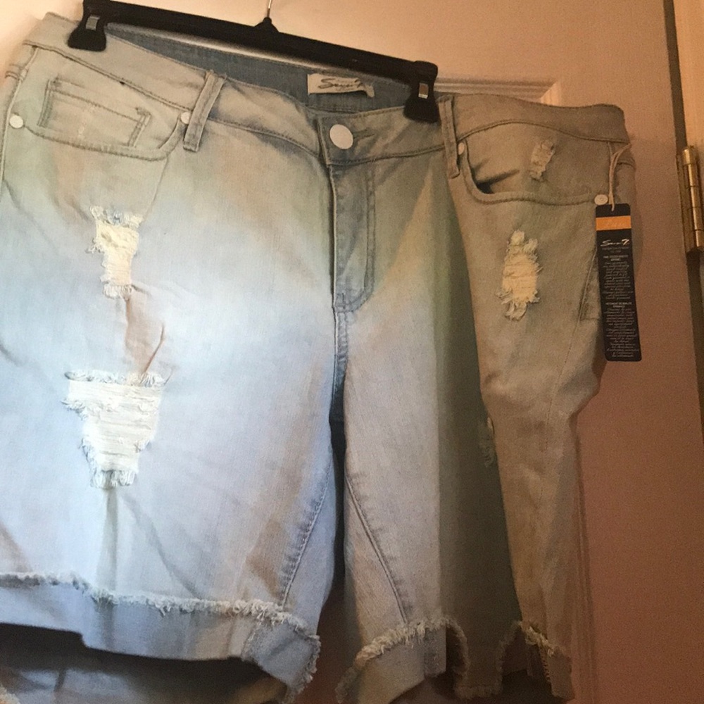 Seven brand distressed shorts